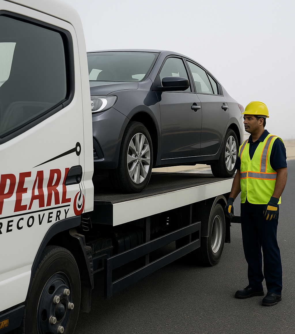 Vehicle recovery truck in Qatar - Pearl Recovery